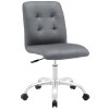 Modway EEI-1533-GRY Prim Mid Back Office Chair in Gray