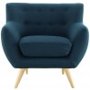 Modway EEI-1631-AZU Remark Armchair in Azure
