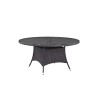 Modway EEI-1918-EXP Convene 59" Round Outdoor Patio Dining Table in Espresso