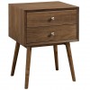 Modway EEI-2284-WAL-WAL Dispatch Nightstand in Walnut