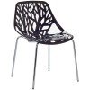 Modway EEI-651-BLK Stencil Dining Side Chair in Black