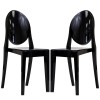 Modway EEI-906-BLK Casper Dining Chairs Set of 2 in Black