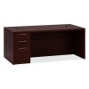 HON Left Pedestal Desk Rectangular Top 72" x 36" x 29-1/2" Mahogany HON115896LAFNN