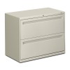 HON 2-Drawer Lateral File 36" x 19-1/4" x 28-3/8" Light Gray HON782LQ