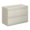 HON 2 Drawer Lateral File 42" x 19-1/4" x 28-3/8" Light Gray HON792LQ