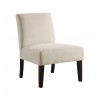 Ave Six LAG51-X12 Laguna Chair Velvet Fabric with Dark Espresso Legs