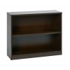 Office Star LBC361230-ESP 36" 2-Shelf Bookcase with 1" Thick Shelves - Espresso
