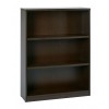 Office Star LBC361248-ESP 36" 3-Shelf Bookcase with 1" Thick Shelves - Espresso