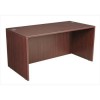Regency LDS6030MH Legacy 60" Desk Shell in Mahogany