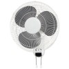 Lorell 16" Wall Mount Fan 6' Cord 9-1/4" x 18-1/9" x 18-1/2" White LLR49256