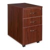Lorell Pedestal Box/Box/File 16" x 22" x 28-1/4" Mahogany LLR69395