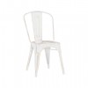 Design Lab MN LS-9000-GUNW Dreux Clear Gunmetal Elm Wood Seat Stackable Steel Side Chair (Set of 4)