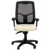 Eurotech Apollo Ratchet Back Black Fabric Seat and Black Mesh Back Chair MFHB9SL