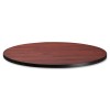 Mayline MLNCA36RTRMH Bistro Series 36" Round Table Top in Mahogany