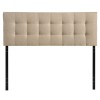 Modway MOD-5144-BEI Lily King Fabric Headboard in Beige