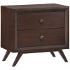 Modway MOD-5240-CAP Tracy Nightstand in Cappuccino