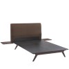 Modway MOD-5257-CAP-BRN-SET Tracy 3 Piece Queen Bedroom Set in Cappuccino Brown