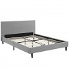 Modway MOD-5418-LGR Anya Full Fabric Bed in Light Gray