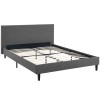 Modway MOD-5420-GRY Anya Queen Bed Frame In Gray