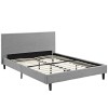Modway MOD-5420-LGR Anya Queen Bed Frame In Light Gray