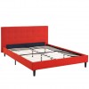 Modway MOD-5424-ATO Linnea Full Bed in Atomic Red
