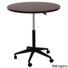 Boss N30-M 32" Mobile Round Table - Mahogany