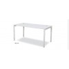 Officestar PRD3060D-WH 60" Writing Desk with White Laminate Top and Legs in White (Default)