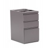 Office Star PTO22BBF-M 22" Open Top Pedestal with Adjustable Glides - File in Med Tone