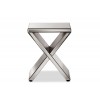 Baxton Studio RS1652 Morris Hollywood Regency Glamour Style Accent Side Table