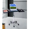 Techni Mobili RTA-B006-GPH06 Folding Table Laptop Cart in Graphite