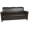 Office Star Furniture Eco Leather Sofa Chair Mocha/Cherry SL2273EC9