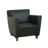 Office Star Furniture Leather Chair Black/Cherry SL8471