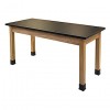 National Public Seating SLT2448-36 36" H Chem Res Top Science Lab Table in Black