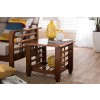 Baxton Studio SW5218-Cherry-TS2-ET Larissa Living Room Occasional End Table
