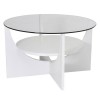 Lumisource TB-CTU W Ladder Coffee Table