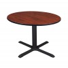 Regency TB48RNDCH Cain 48" Round Breakroom Table in Cherry