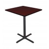 Regency TCB3636MH Cain 36" Square Cafe Table in Mahogany