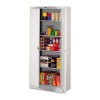 Tennsco Storage Cabinets Deluxe 36" Width x 24" Depth x 78" Height Light Gray TNN7824LGY