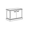 High Point Furniture 38" Storage Credenza TR_3042