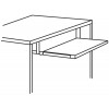 High Point Furniture 21" Pullout Keyboard Platform TR_3096