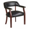 Officestar TV230-3 Traditional Guest Chair in Mahogany