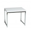 Ave Six Wall Street End Table in White WST09-WH