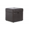 Baxton Studio XB-01- Sydney Modern Ottoman in dark brown