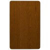 Flash Furniture 36''W x 72''L Rectangular Activity Table with 1.25'' Thick High Pressure Oak Laminate Top and Height Adjustable Short Legs XU-A3672-REC-OAK-H-P-GG