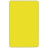 Flash Furniture 36''W x 72''L Rectangular Activity Table with 1.25'' Thick High Pressure Yellow Laminate Top and Height Adjustable Short Legs XU-A3672-REC-YEL-H-P-GG