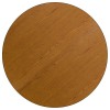 Flash Furniture 60'' Round Activity Table with Oak Thermal Fused Laminate Top and Standard Height Adjustable Legs XU-A60-RND-OAK-T-A-GG