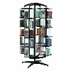 Gressco Library, 5 Tier Rotating Display,Rotor Island 4 Tower 5 Tier PB/VC
