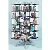 Gressco Library, Five Tier Five Tower Rotating Display, Video Cassettes