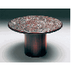 Arnold Veneer with Granit/Marble Top Round Conference Table