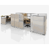 Nvision Two Person Executive Office Workstation Cubicle